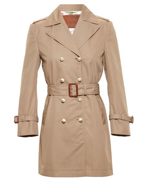 gucci trench coat green|gucci coat with pearl buttons.